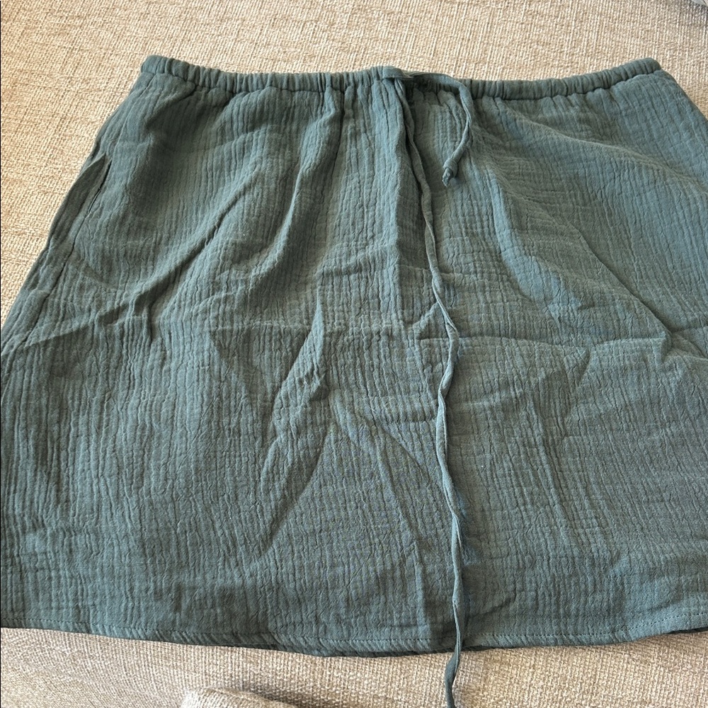 H&M Teal A-Line Skirt
